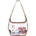 thumbnail image 1 of PVC Clear Crossbody Bag, Transparent Shoulder Purse Small Phone Handbag for Women, 1 of 6