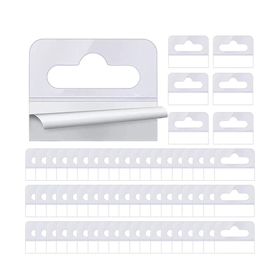 PVC Clear Hanging Tags for Retail Store Display, Environmentally Friendly, Easy to Use and Space-Saving