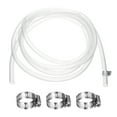 thumbnail image 1 of Silicone Tubing, 0.35" ID. 0.47" OD. 9.84 ft Length Tube with Clamps, Clear, 1 of 6