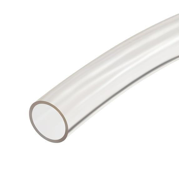 Uxcell Flexible Hose Tube Clear Plastic Transparent 1Pcs 0.83''x0.91''x3.28ft