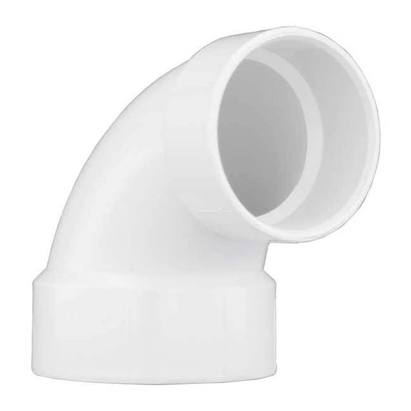 Manufacturer Varies PVC Closet Bend, Hub, 4 in x 3 in Pipe Size 1WKT9