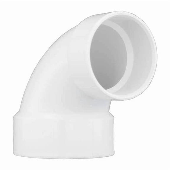 PVC Closet Bend, Hub, 4 in x 3 in Pipe Size 1WKT9