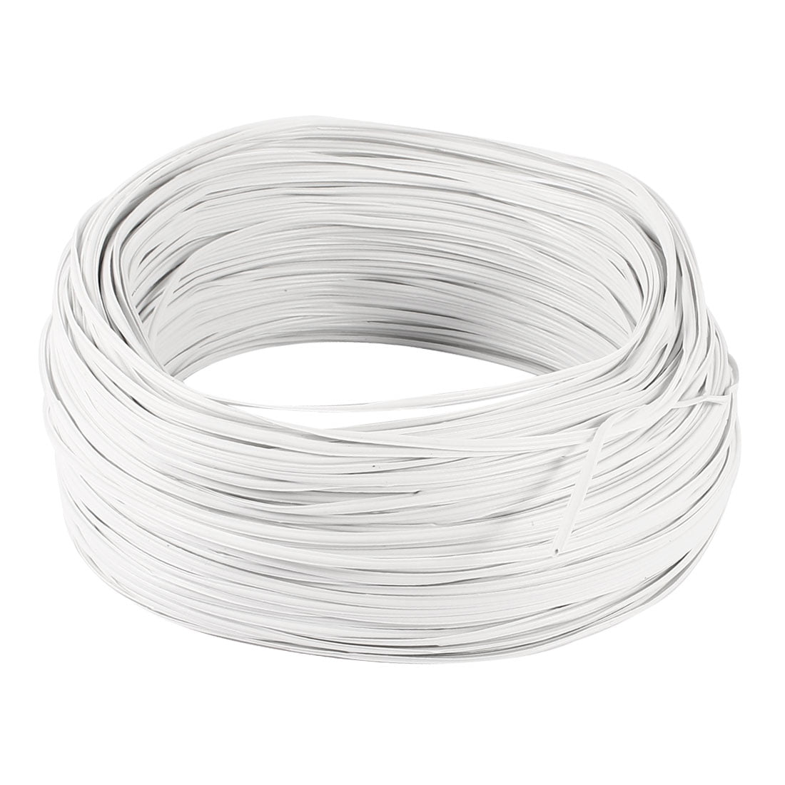 PVC Coated Electro Galvanized 0.55mm Dia Iron Tie Wire White 100M