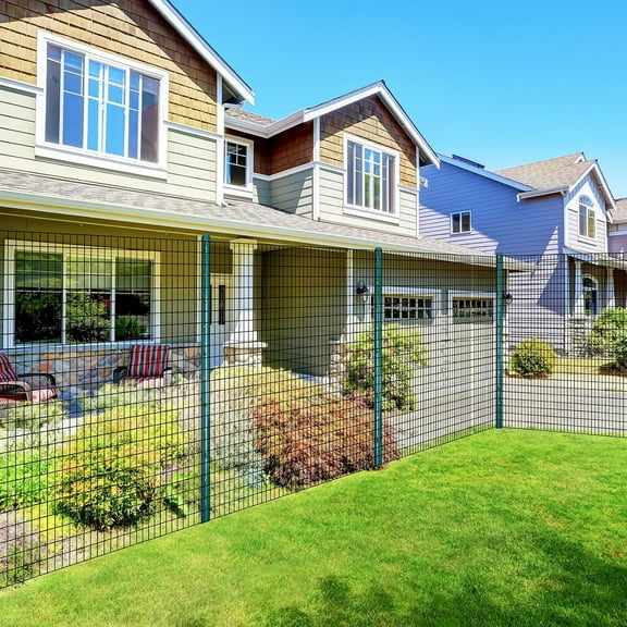 PVC Coated Welded Wire Fence 2 Inch x 3 Inch 16GA Garden Fence for Dog Roll Vinyl Coating Metal Wire Mesh for Chicken, Deer, Rabbit, and Other Small Animals (4.7FT)