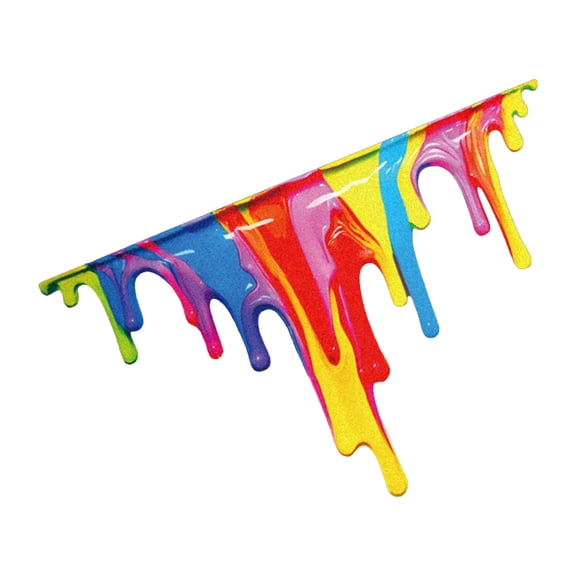 PVC Colorful Fluid Car Wrap Waterproof Car Decal personalizes Fluid Paint Car Sticker Decorative Decal for Little Drives