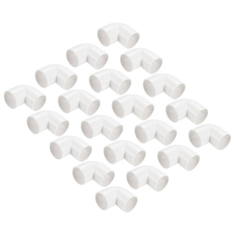 PVC Conduit Coupler 90 Degree Elbow Pipe Fittings 25 mm White