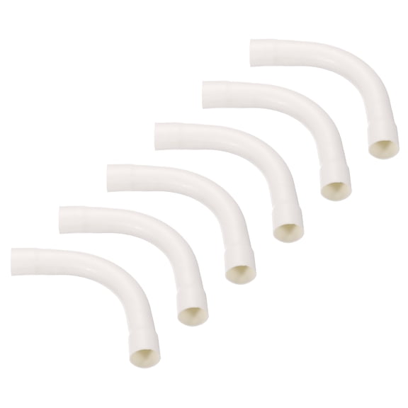 Conduit Coupler Elbow Fittings 25mm Change Direction for Hose Electrical Conduit Pack of 6