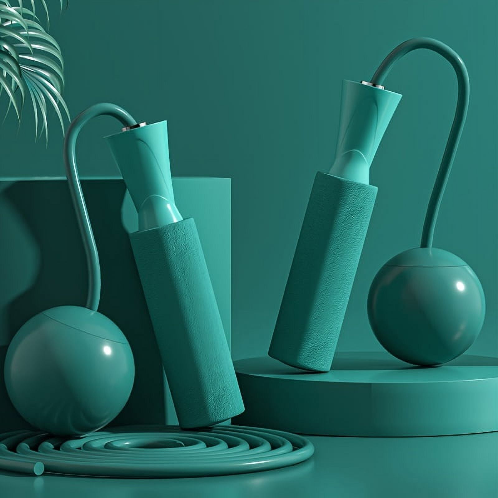 PVC Cordless Jump Rope Lightweight Adjustable Professional Portable ...