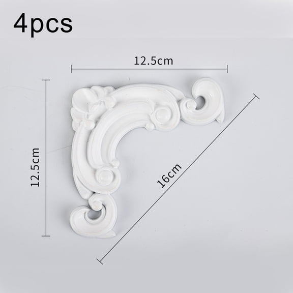PVC Corner Flower Door Cabinet Bed Decorative Decal Decorative Border Flower