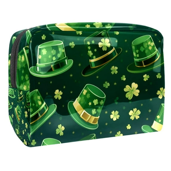 PVC Cosmetic Bag with Zipper for Ladies and Girls – Printed Design -Small Bag, Men's Toiletry Travel Bag, Toiletry Bag Small Travel