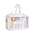 thumbnail image 1 of PVC Cosmetic Toiletry Bag with Large Capacity, Compartments, and Portable Design for Travel, 1 of 9