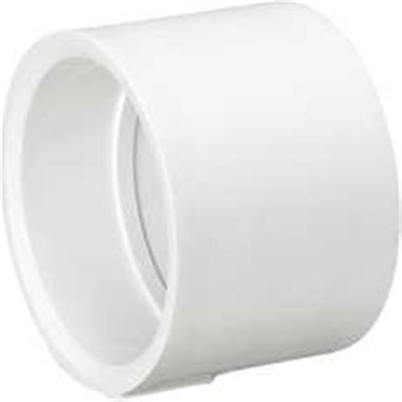 PVC Coupling, Hub, 6 in Pipe Size 1WKW3