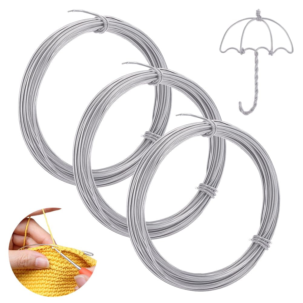 PVC Covered Iron Craft Wire 12 Gauge Bendable Metal Wire for Jewelry ...