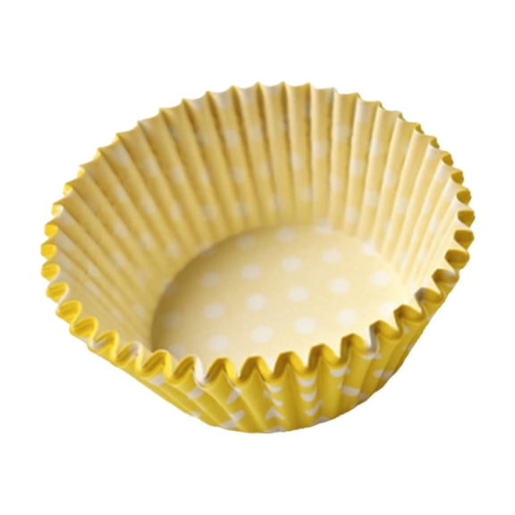 PVC Cupcake Baking Liners Set,100 Pack Decorative Paper Baking Cups Polka Dot Muffin Cake Cup Mold Heat Resistant Food Safe Disposable Party Baking Supplies Durable Colorful Dessert Accessories Kit