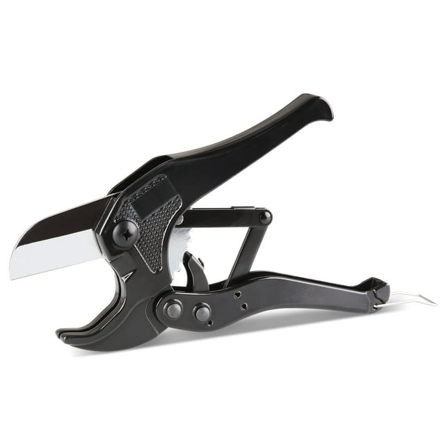 PVC Cutter Black, 15/8, PVC Pipe Cutter Ratcheting PVC Cutter For PVC