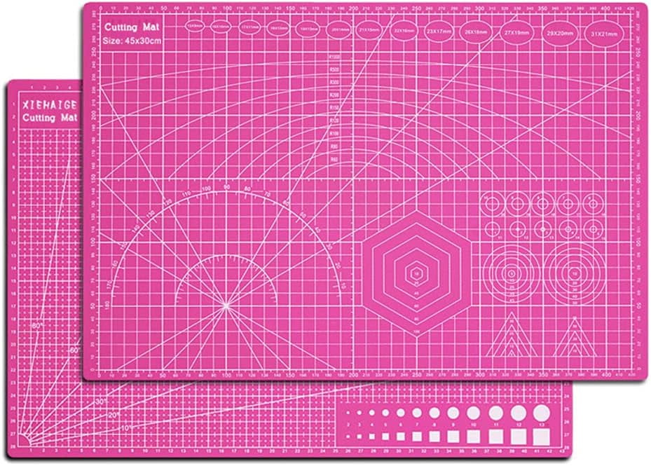 PVC Cutting Mat Size Grid Craft Design Boardfor Sewing, Quilting