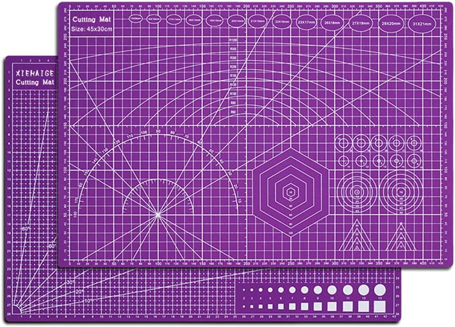 PVC Cutting Mat Size Grid Craft Design Boardfor Sewing, Quilting