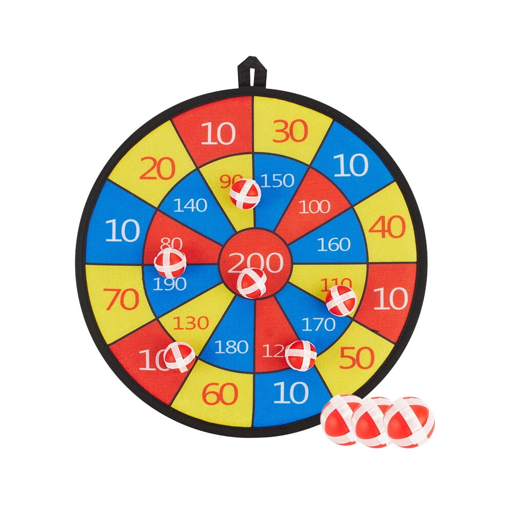 PVC Dart Board Set Target Throw Game Toy Pressure Releasing Plaything