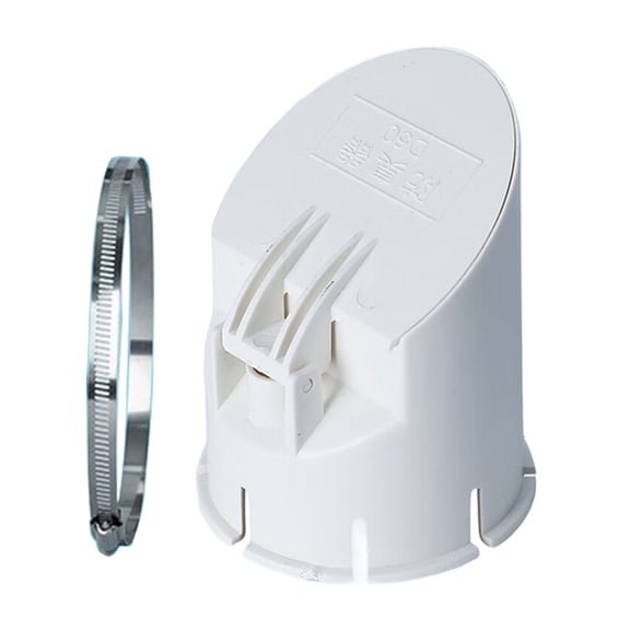 PVC Drainage Pipe Floor Drains Auto Closing Gate Rain Pipe Cap Strainer Plug Outdoor Balcony Bathroom Accessory