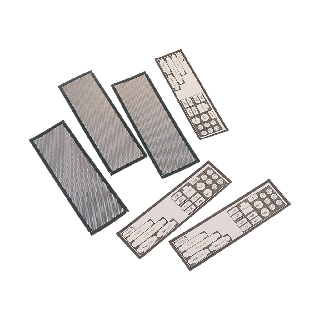 Computer Case Dust Shield PVC Computer Case Rear Panel Shield Dust Filter Shield Back Plate Host ...
