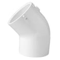 thumbnail image 1 of Lasco Fittings 417010BC 1 in. 45 deg Elbow Slip PVC Socket, White - 50 per Box, 1 of 1