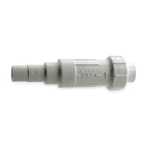 B&K Industries PVC EZ Span Repair Coupling, Solvent x Solvent, 2 in Pipe Size(160-508) — Residential Use, Standard Application