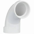 thumbnail image 1 of Manufacturer Varies PVC Elbow, 90 Degrees, Long Sweep, Hub, 2 in Pipe Size 1WJZ1, 1 of 1
