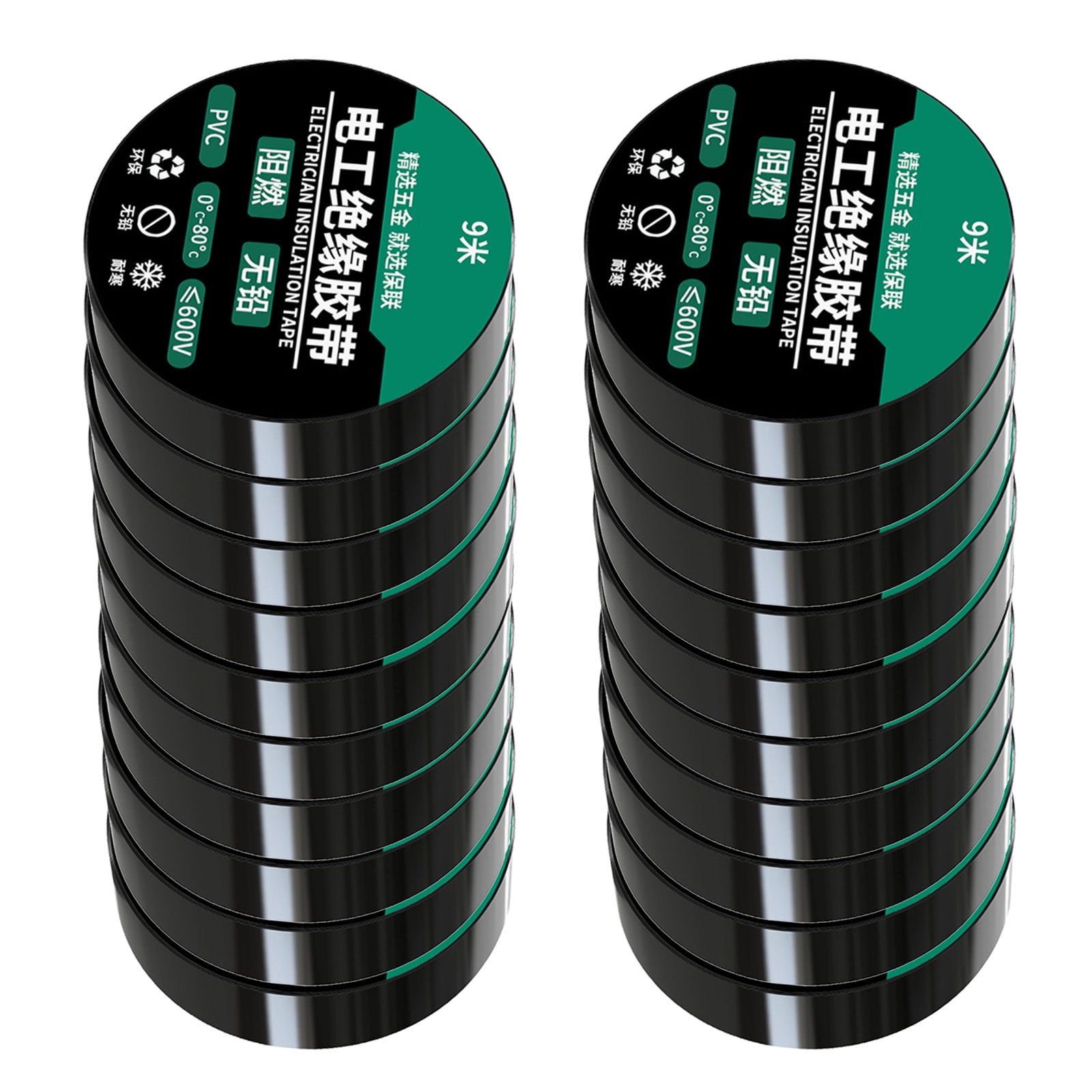 Heavy Duty PVC Electrical Tape 9Meter Length Safe And Heat Resistant Electric Tapes For Secure Wiring And General Use