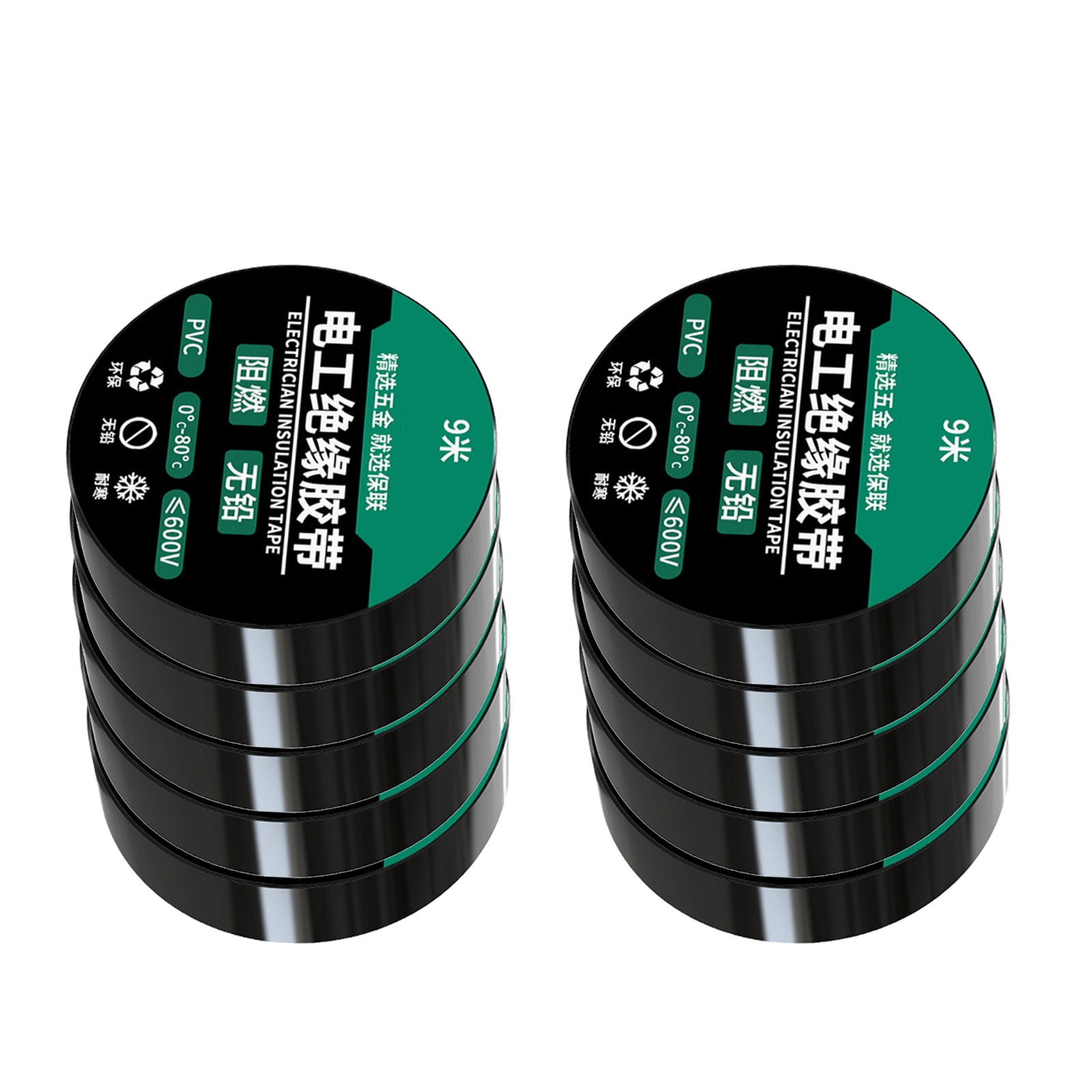 Heavy Duty PVC Electrical Tape 9Meter Length Safe And Heat Resistant Electric Tapes For Secure Wiring And General Use