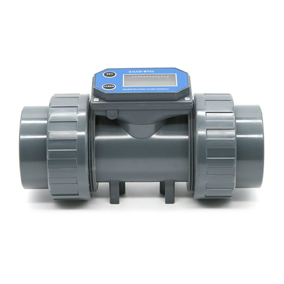 PVC Electronic Flowmeter Suitable For Accurate Liquid Measurement In Irrigation And Methanol Water Purification Systems