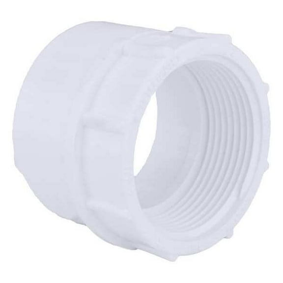 Manufacturer Varies PVC Female Adapter, FNPT X Hub, 1-1/2 in Pipe Size 1WJY2