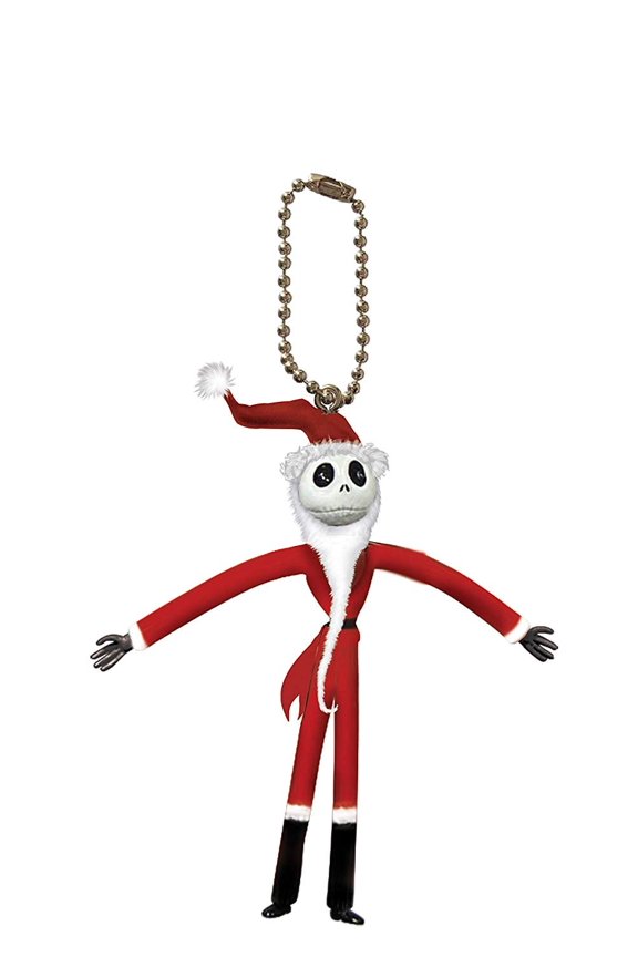 PVC Figural Key Chain - Disney - NBC - Jack Santa PVC Bendable New 22648