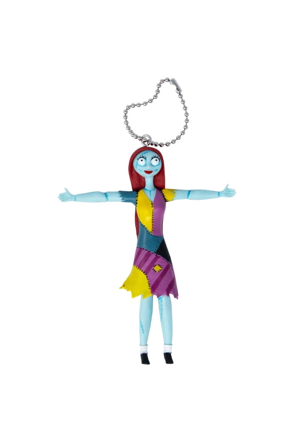 PVC Figural Key Chain - Disney - NBC - Sally - PVC Bendable New 22649