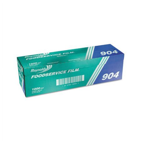 PVC Film Roll with Cutter Box 18" x 1000 ft, Clear