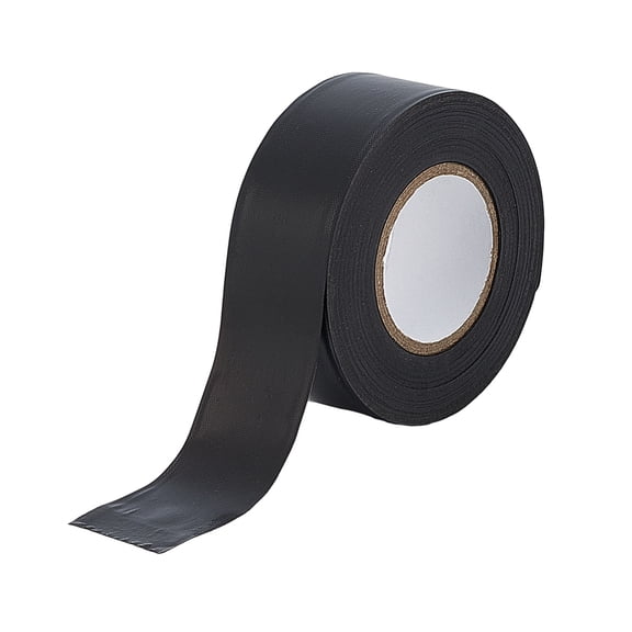 PVC Flagging Tape Multipurpose Marking Tape Black 1-1/8 inch(30mm) about 49.21 Yards(45m)/Roll