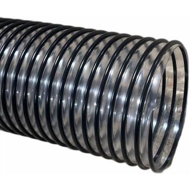 Flexaust 8 Ft Lawn Leaf Blower Vacuum Grass Catcher Bagger Hose – 8 In Diameter Flexible Tubing