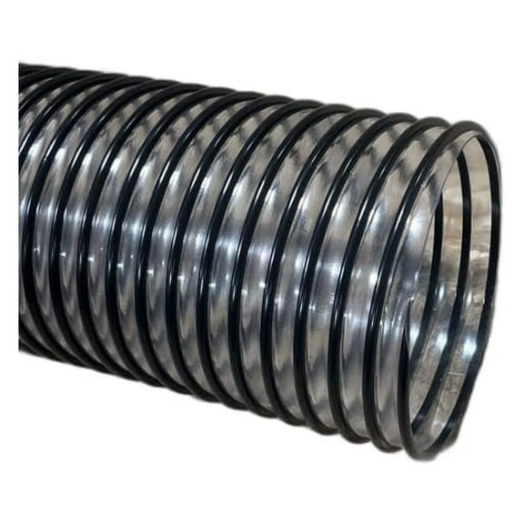 PVC Flexible Grass Catcher Bagger Leaf Vac Collection Vacuum Hose 5 Foot of 8 Inch ID Fits Most Brands DR Trac Vac Cyclone