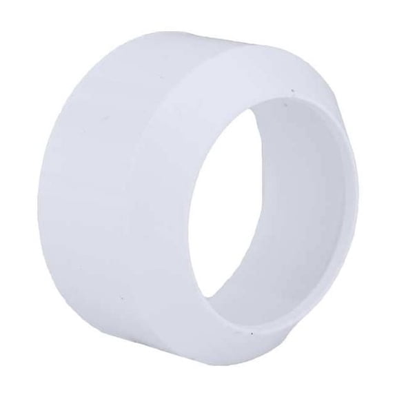 PVC Flush Bushing, Hub x Spigot, 1 1/2 in x 1 1/4 in Pipe Size 05904