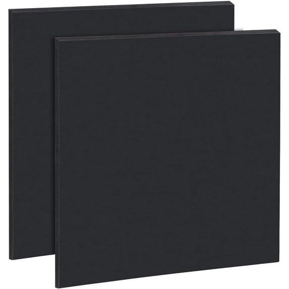 PVC Foam Board Polyethylene PE Board for Sand Table Presentaions Art Projects Rectangle Black 250x200x3mm