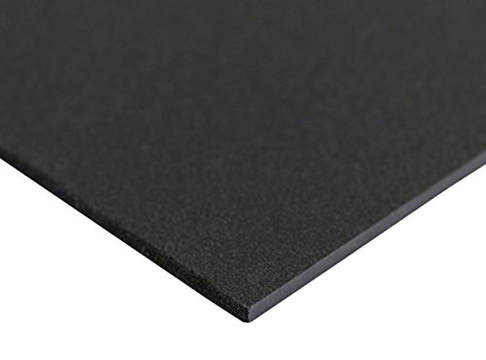 PVC Foam Board Sheet 24" x 24" Black 3mm Thickness Used in