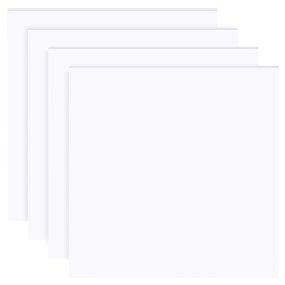 PVC Foam Boards Poster Board for Crafts Modelling Art Display School Projects Square White 20.4x20.4x0.5cm for DIY