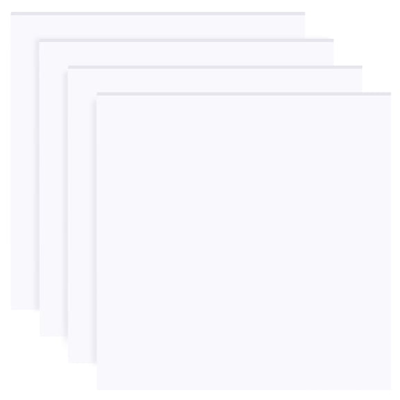 PVC Foam Boards Poster Board for Crafts Modelling Art Display School Projects Square White 20.4x20.4x0.5cm