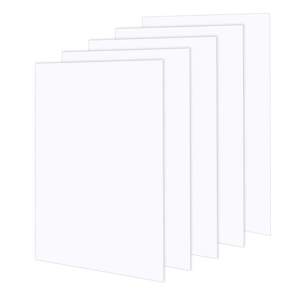 PVC Foam Boards for Presentations School Office Art Projects Rectangle White 400x300x1mm