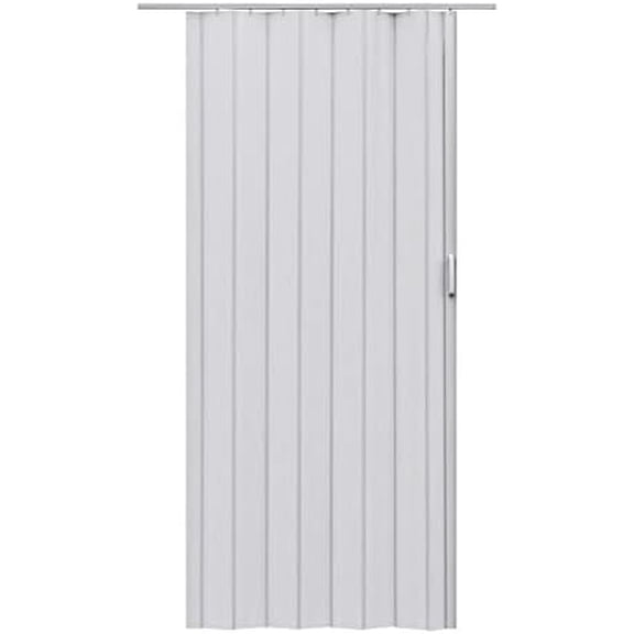 PVC Folding Door, Accordion Door, 36" X 80", Multifold Bifold Closet Doors with Magnet for Bedrooms,Home,Office(Light Gray)$$Tools & Hardware Other