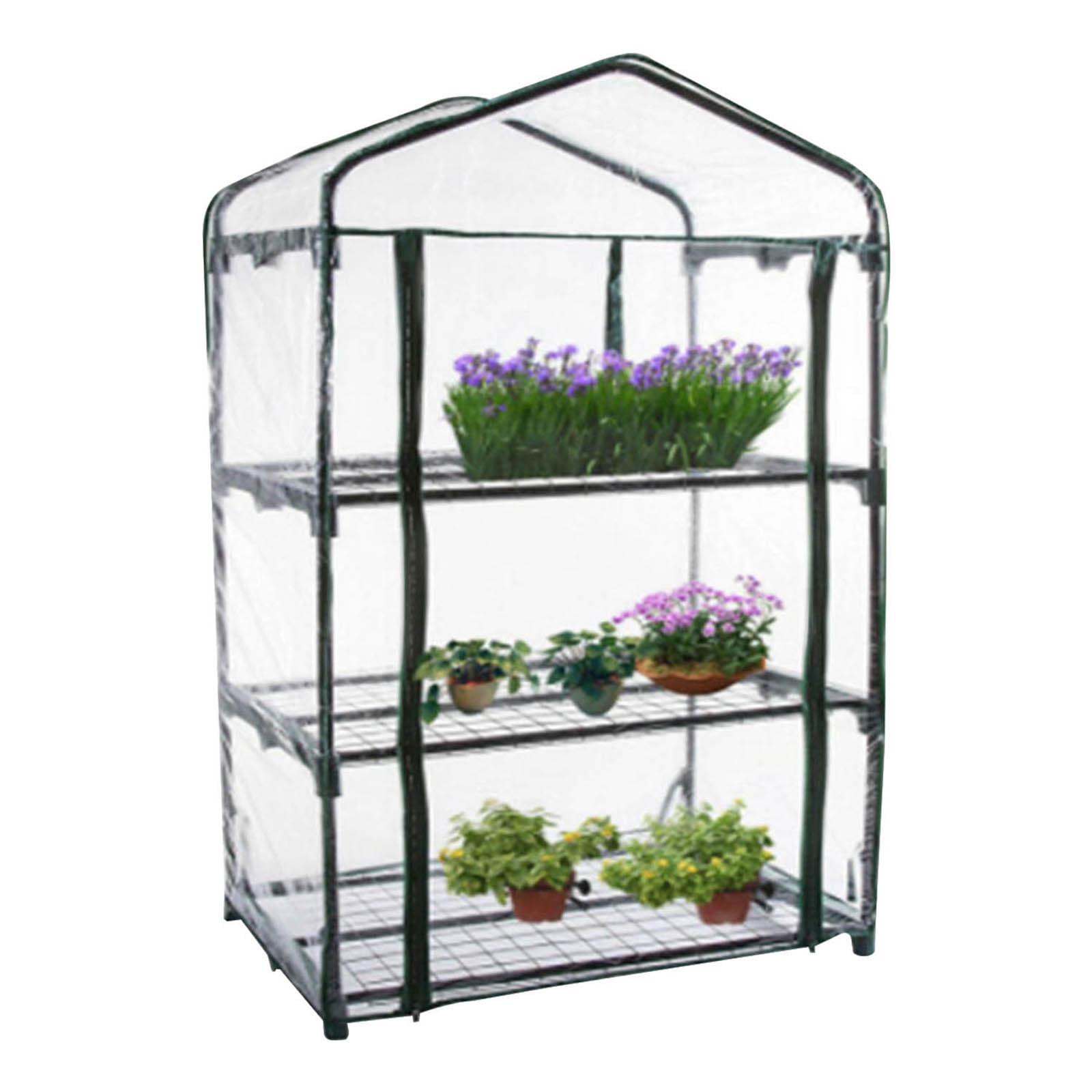 PVC Greenhouse Cover Flower House Mini Gardening Plant Flower Room Mini Home Garden Greenhouse Plant Bag Waterproofs Protection Garden Plants PVC Plant Cover Clearance