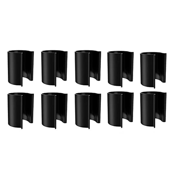 PVC Greenhouse Pipe Clips Set, 12.7mm PVC Clamps For Greenhouse Film, Netting, Shade Cloth And Tarpaulin Fixing, Rust Resistant And Reusable Garden Frame Accessories(10pcs)