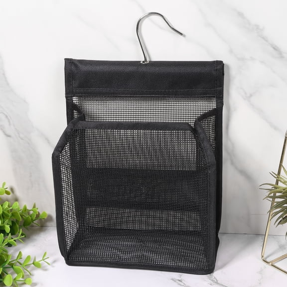 PVC Hanging Bag Strong Load Bearing Capacity Lightweight Quick Drying Toiletry Bag for Bathroom Door Handle Drying Rack