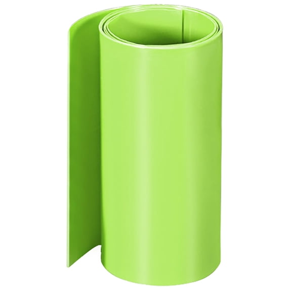 Heat Shrink Tubes 115mm Flat Width Wrap for Dual Layer 18650 1 Meter Green