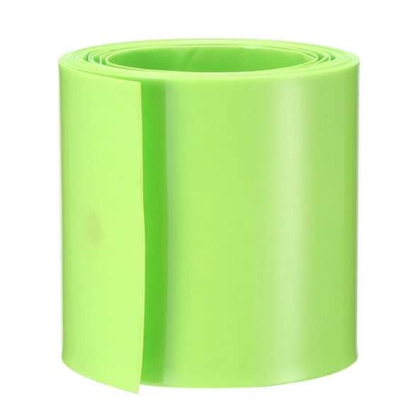 Uxcell Heat Shrink Tubing 50mm Flat for 2 Meters Length Green