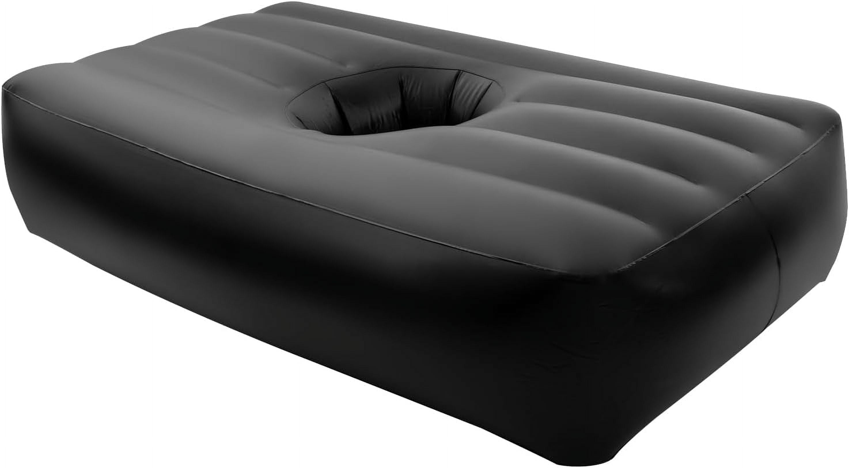 PVC Inflatable Bed, FreeStanding Post Surgery Recovery Bed w/ Hole(04)